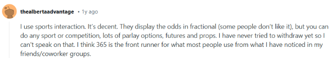 Best Sportsbook Alberta Reddit