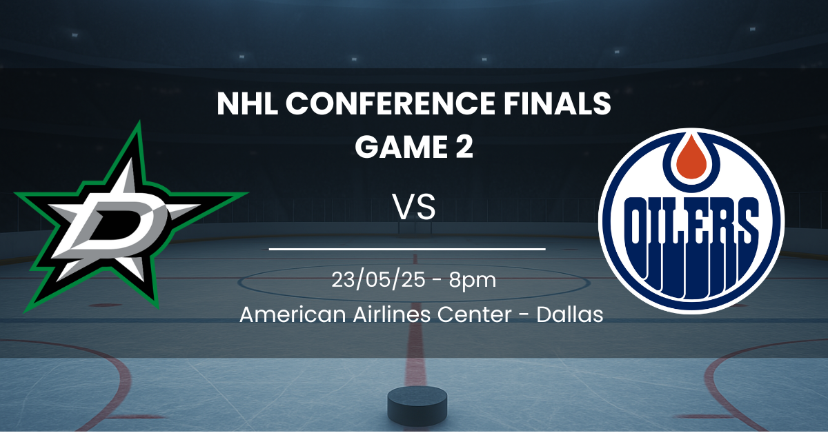 Featured image for “Dallas Stars vs Edmonton Oilers Picks & Odds – NHL Conference Finals Game 2”