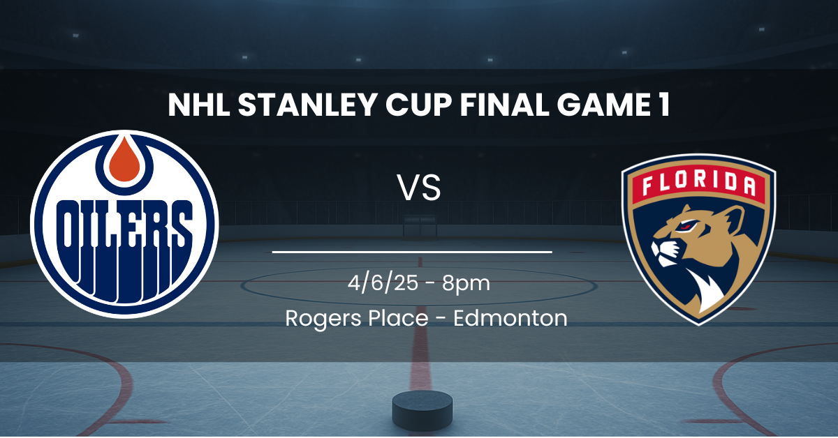 Featured image for “Edmonton Oilers vs Florida Panthers Picks & Odds – NHL Stanley Cup Final Game 1”